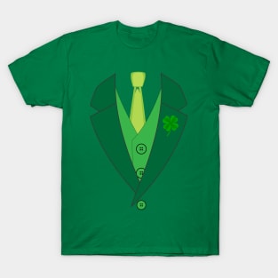 St Patricks Day Leprechaun Suit Sport Coat Shirt T-Shirt T-Shirt
